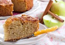 Está de dieta? Este delicioso bolo low carb de maçã é para você!
