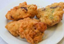 Receita tradicional de pataniscas de bacalhau. Uma delícia portuguesa