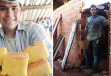 Youtuber paraguaio constrói casa para seus pais publicando vídeos de receitas típicas