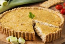 Aprenda a fazer Quiche de Alho Poró com Frango