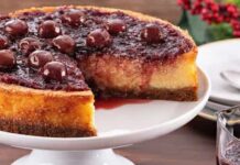 Receita: Cheesecake de Cerejas ao Vinho do Porto