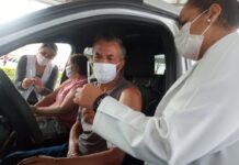 Prefeitura imuniza mais 7.669 idosos com a 3° dose da vacina contra a Covid-19 nesta quarta-feira (20)