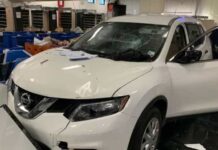 Idosa confunde freio com acelerador e ‘invade’ posto de Correios