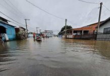 Chuva causa inundação de cidade no MA; TO e PA também registram estragos