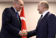 Putin chega ao Irã e agradece Erdogan por negociações com a Ucrânia sobre grãos