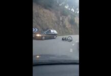 Espanha: Ciclista é multado após ser atropelado em ultrapassagem perigosa
