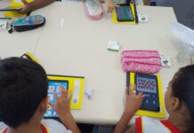 Oficinas de Aprendizagem realizadas na E.M. Odila Caldini Crespo destacam o avanço dos alunos com o uso dos tablets e outras tecnologias