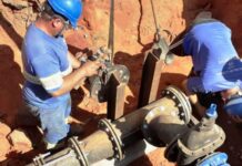 Saae/Sorocaba executa manutenção preventiva em rede de água no Cajuru do Sul nesta quarta-feira (12)