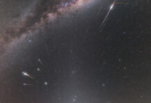 NASA termina semana com fotografia de chuva de meteoros