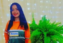 Jovem usa as redes sociais para promover a profissão de varredora de rua