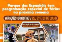 Parque dos Espanhóis tem programação especial de férias na próxima semana