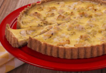 Receita: Quiche de cracker com alho poró