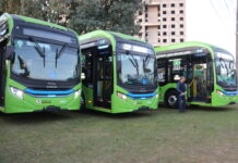 Prefeitura de Sorocaba entrega 10 novos ônibus 0 km e mais três 100% elétricos