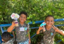 Crianças do Clubinho do Refúgio comemoram o Dia da Árvore em Sorocaba