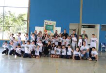 Alunos da rede municipal participam de aulas especiais de handebol e judô do projeto “Eu Pratico Esporte Educacional Escolar”