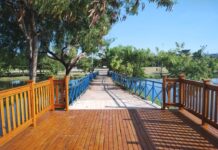 Após reforma, ponte e deck do Parque das Águas estão abertos à população