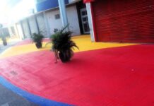 Boulevards Braguinha e Barão do Rio Branco ganham pintura especial para as festas de fim de ano