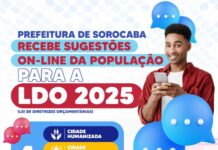 Prefeitura de Sorocaba recebe sugestões on-line da população para a LDO 2025