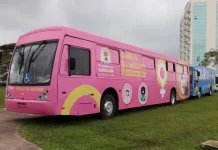 Ônibus Rosa passa a atender a população nas UBSs São Guilherme e Laranjeiras neste mês de janeiro