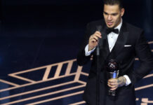 Ederson fica com o prêmio de melhor goleiro do mundo