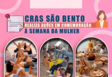 CRAS São Bento realiza ações em comemoração à Semana da Mulher