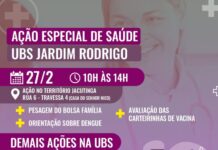 UBS Jardim Rodrigo realiza ação especial de saúde na próxima terça (27) e informa calendário de ações para coleta de Papanicolau