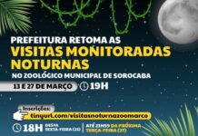 Prefeitura retoma as Visitas Monitoradas Noturnas no Zoológico Municipal de Sorocaba a partir de março