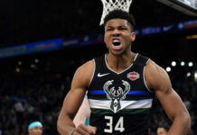 Antetokounmpo faz 36 pontos e agarra 18 rebotes na vitória dos Bucks sobre os Nuggets na NBA