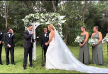 Gato interrompe casamento nos EUA e é adotado pelos noivos; veja