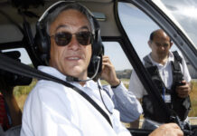 Sebastián Piñera estaria pilotando o helicóptero que caiu