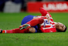 Álvaro Morata sofre lesão no joelho e vira desfalque no Atlético de Madrid