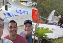 Pai, filho e piloto morrem em queda de aeronave na Bahia