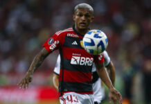 Wesley sofre lesão e desfalca o Fla no primeiro jogo da final do Carioca