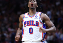 Philadelphia 76ers vence os Spurs após duas prorrogações na NBA e Maxey anota 52 pontos
