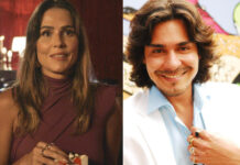 O primeiro beijo desses famosos foi na frente das câmeras!