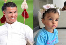 Cristiano Ronaldo se declara à filha caçula em dia de aniversário