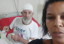 Mulher que estava com parente morto em banco tem problemas psiquiátricos, diz filho