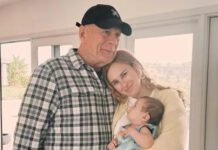 Afastado das telas, Bruce Willis aparece em foto no aniversário da neta