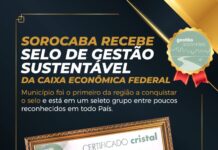 Sorocaba recebe selo de gestão sustentável da Caixa Econômica Federal