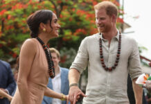As primeiras imagens de Harry e Meghan Markle na Nigéria