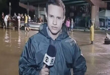 Repórter da Globo é hostilizado ao vivo