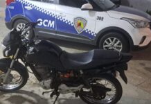 Motocicleta furtada é localizada pela GCM no Jardim Zulmira