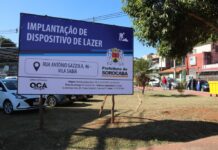 Prefeitura de Sorocaba dá início à implantação de dispositivo de lazer no bairro Vila Sabiá