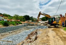 Saae/Sorocaba conclui implantação de muro de contenção em córrego na Vila Barão e Jardim Aeroporto