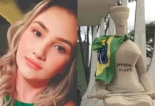 STF nega recurso de mulher que pichou estátua no 8 de janeiro