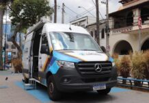 Unidade móvel da Casa do Cidadão Zeladoria está na Praça Coronel Fernando Prestes até o dia 29 de julho
