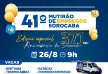 41º Mutirão de Empregos Sorocaba edição especial “Aniversário de Sorocaba” segue com inscrições abertas
