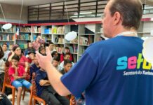 Setur realiza “Turismo vai à escola” na E.E. “Fernanda de Camargo Pires”