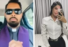 Padre é flagrado com noiva de fiel! Vídeo viraliza e vira caso de polícia