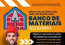 Prefeitura de Sorocaba abre inscrições para o programa Banco de Materiais Solidário
